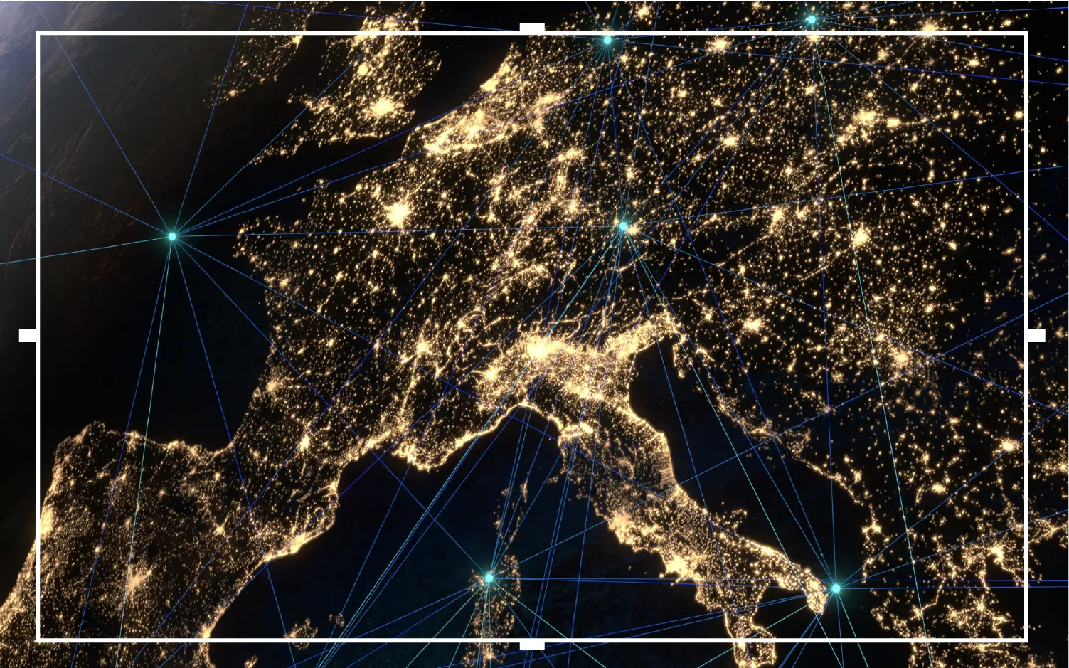 Pan-European satellite network operations